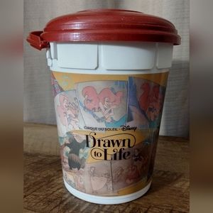 Disney Parks Collectible Drawn To Life Popcorn Bucket